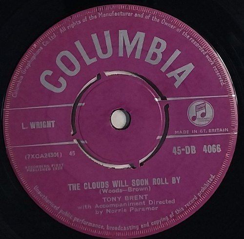Tony brent the clouds - tony,