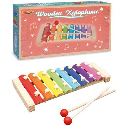 Retro wooden xylophone - wooden,