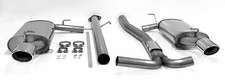 Jetex 3" Performance Cat Back Exhaust System Oval Tail Pipe Tips for Mazda 6 MPS