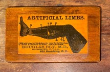Artificial Limb Doctor Douglas Bly M.D. Prosthetics History Vintage Advertising