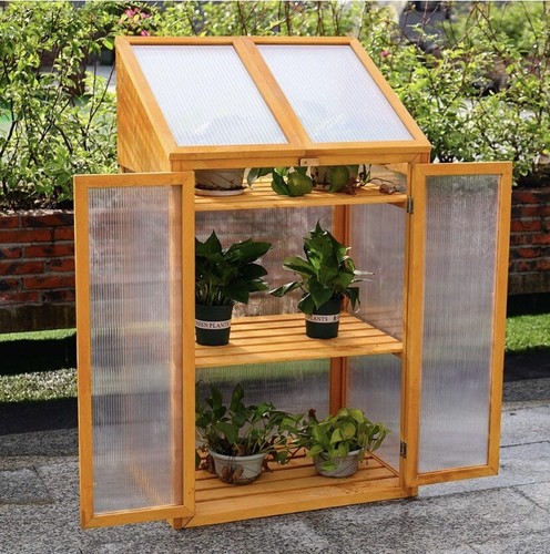 Tier wooden cold frame mini - 3-tier,