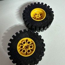 Vintage LEGO Technic Wheels x2