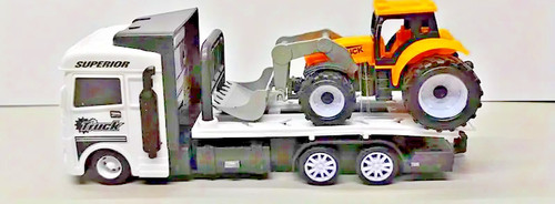 White flatbed truck with - white,