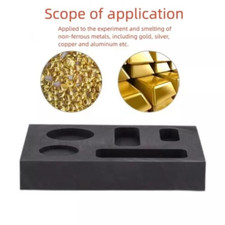 High-purity 5 Holes Graphite Ingot Mold Combo Mould Casting for Melting Furnace