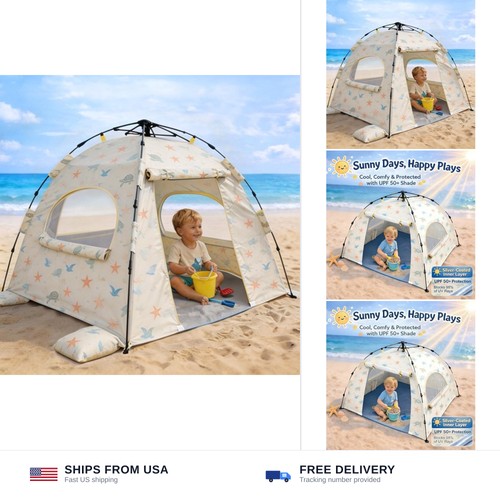 Baby beach tent pop sun - baby, up