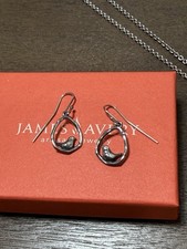 Retired James Avery Love Bird Sterling Silver Dangle Earrings Hard To Find