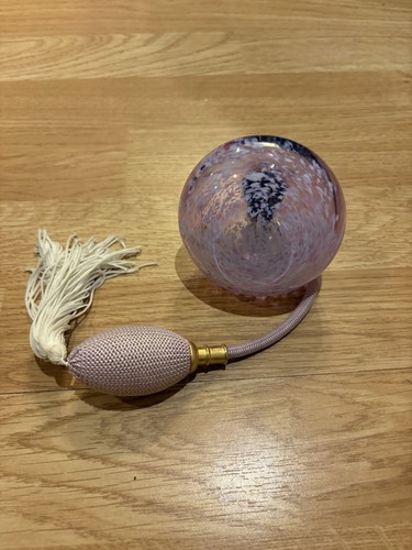 Vintage purple glass perfume - purple,