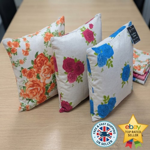 Floral cushion covers set - of, 4