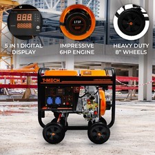 Portable Diesel Generator Open Frame 2kVA 230V Digital Display Single Phase 6HP