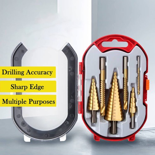 6pcs hss step - drill, bit