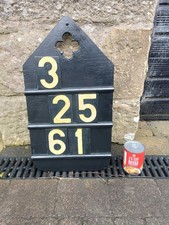 Painted Church Hymn Board