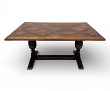 Vintage Carved Solid Oak