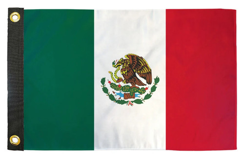 Mexico flag 12x18in boat - 12x18in, atv