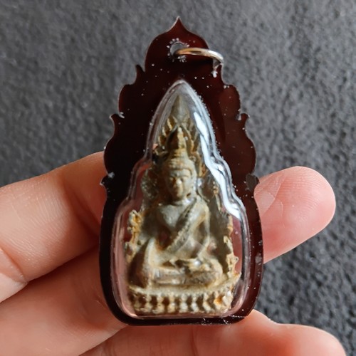 Thai bronze buddha amulet - thai,