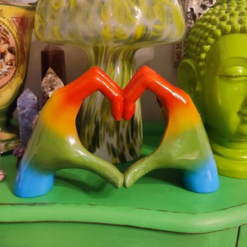Heart hands love ornament - of,