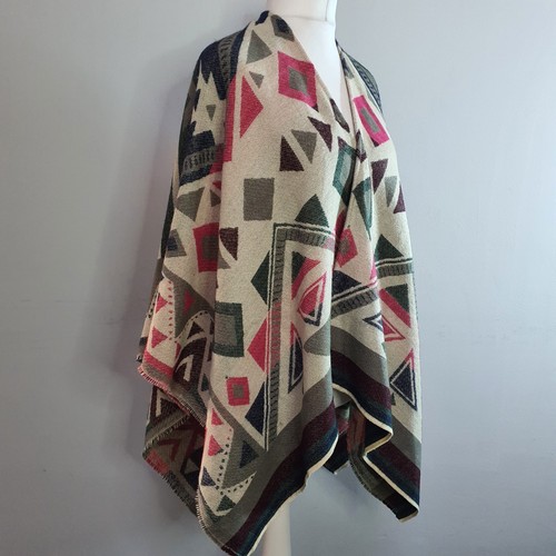 May navajo poncho aztec - &,