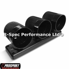 Triple 52mm Adjustable Dash Gauge Pod Holder - Boost Oil Press Water / Oil Temp