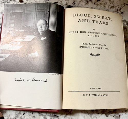 Winston churchill blood sweat - winston,