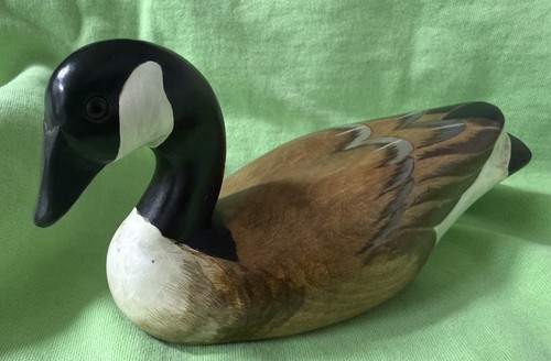 Canada goose wooden bird - goose,