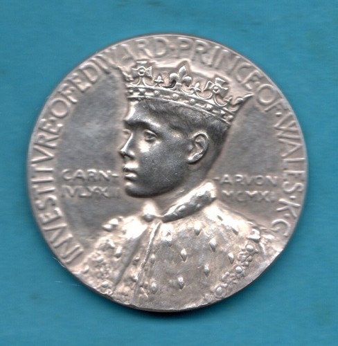 1911 silver coronation medal - silver,