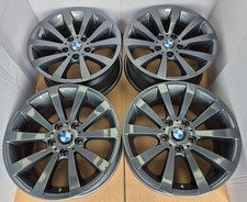 4x GENUINE GUNMETAL BMW 1 2 3 4 X1 X3 SERIES F30 F31 E90 E91 17" ALLOY WHEELS
