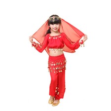 Girl Belly Dance Costume Set Handmade Bollywood Costume Party Halloween Set