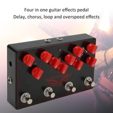 1-Synthesizer Guitar Effect Pedal DC 9V Synth Delay Chorus Loop Overdrive