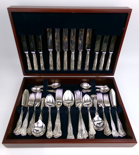 Silver plated cutlery canteen - cutlery,