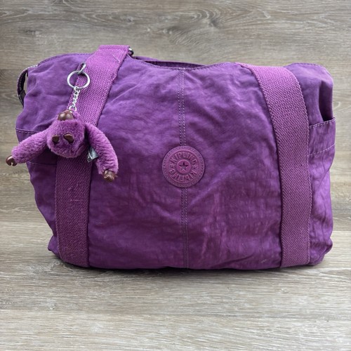Kipling purple hand bag monkey - purple,