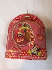 disney minnie mouse room tidy pop up mesh basket laundry storage kids girls new 