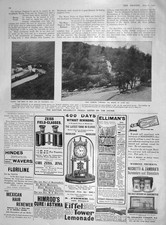 Original Old Antique Print