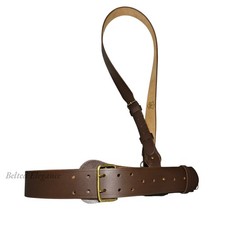 SAM Browne Belt with Shoulder Strap,Sword Frog & Knot Genuine ARMY CrossBELT NEW