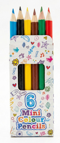 Mini colouring pencils packs - pencils,