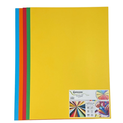Coloured cards sheets - 25,