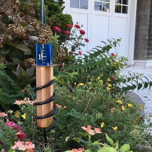 Rain gauge lawn gardens - gardens, and