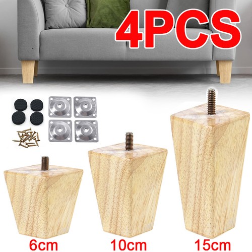 Set wooden legs square - of,