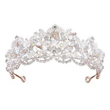 Elegant Crystal Tiaras Crown