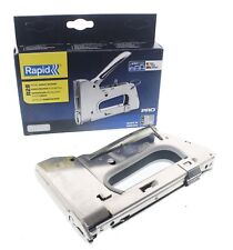 Rapid Staple Gun for Cable Jobs, All-Steel Body, Pro, R28, 20511750
