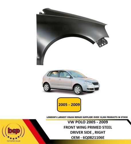 Polo 9n3 2005 2009 - vw, front