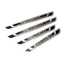 Set 4 Battitacco Sottoporta Pedane In Acciaio per Peugeot 207 208 307 2008 3008