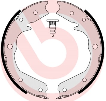 Brembo 527 brake shoe - 59,
