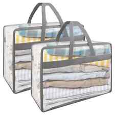2Pcs PVC Clothes Storage Bags