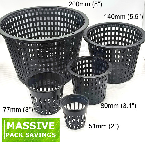 Net plant pots - pots, mesh