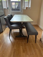 Barker & Stonehouse Galvernised TABLE ONLY, used excellent condition. 