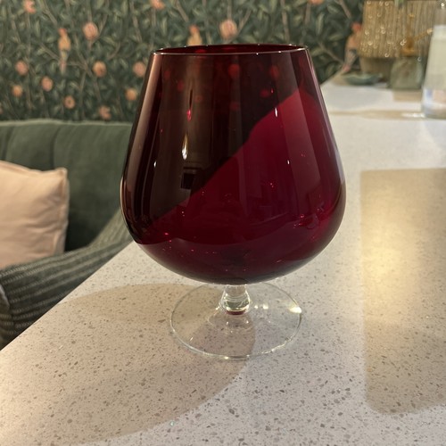 This vintage ruby red - this, brandy