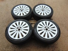 VW Passat Alloy wheels tyres B6 06-10 Set of 4 17" 7.5J 5x112 235/45/17 14 Spoke