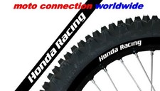 BLACKBIRD HONDA RACING FACTORY RIM STICKERS BLACK FOR CR125 CR250 CRF250 CRF450