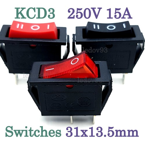 Kcd3 rectangular rocker switch - kcd3,