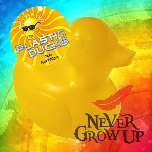 Yellow plastic ducks - 7,