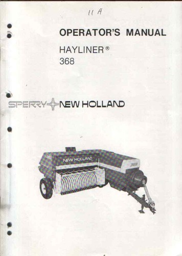 New holland baler - new, hayliner